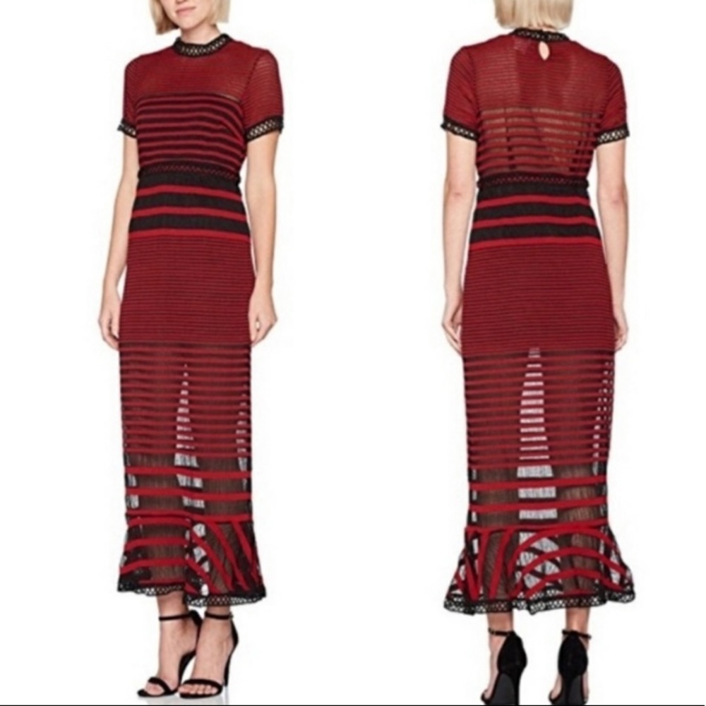 Foxiedox Cassius Striped  Maxi Dress- size XS - Picture 2 of 4